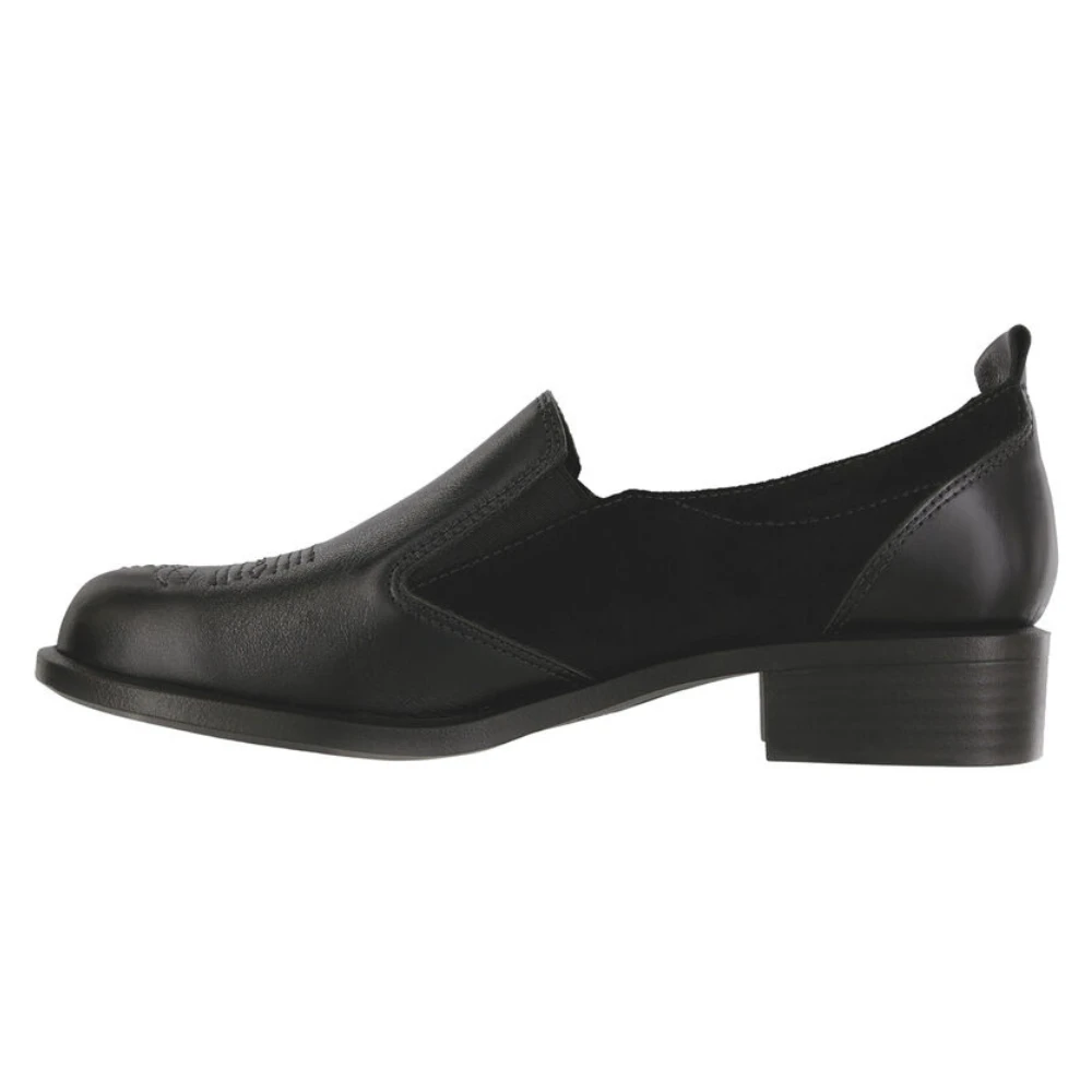 SAS Saddle Black Buttersoft Leather Shoe (Women's) 2 SAS Saddle Black Buttersoft Leather Shoe (Women's) - Image 2