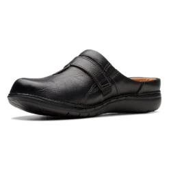 Clarks Un Loop Ease Black Leather Mule (Women's) -Shoes Sales Store Untitleddesign 4 01b5db3c 6428 47fc a725 a239b62501e2