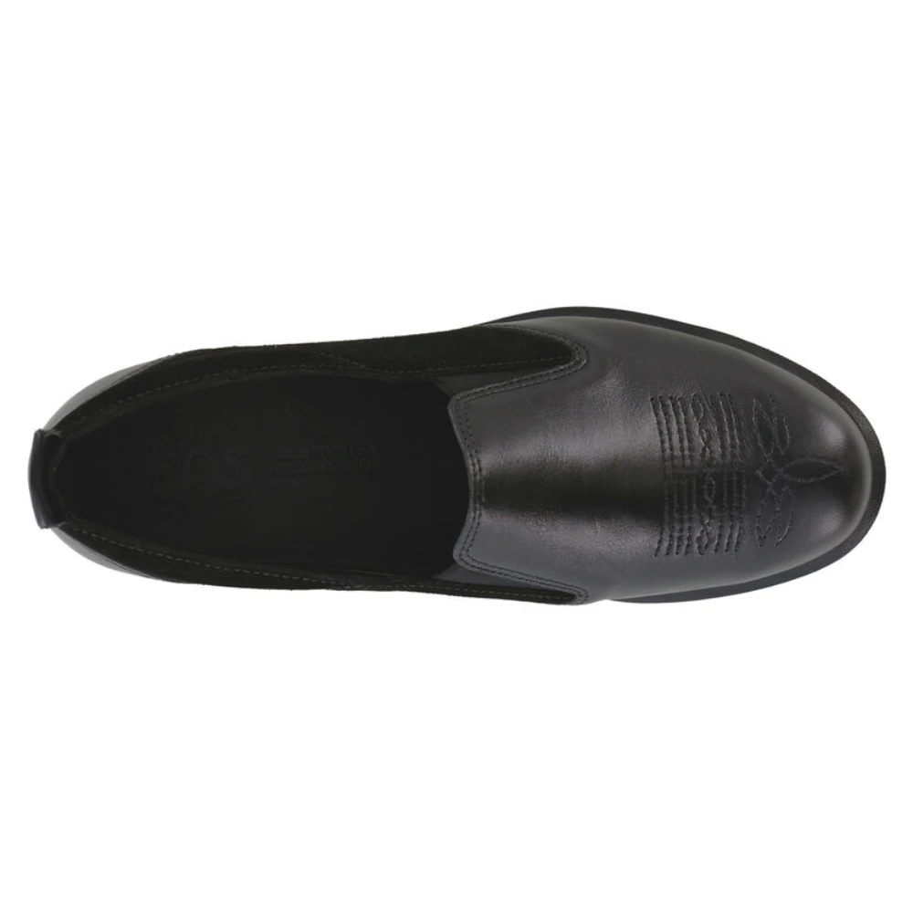 SAS Saddle Black Buttersoft Leather Shoe (Women's) 4 SAS Saddle Black Buttersoft Leather Shoe (Women's) - Image 4