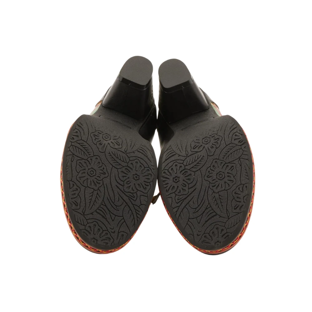 L`Artiste By Spring Step Zami Black Leather Shoes (Women's) 4 L`Artiste By Spring Step Zami Black Leather Shoes (Women's) - Image 4