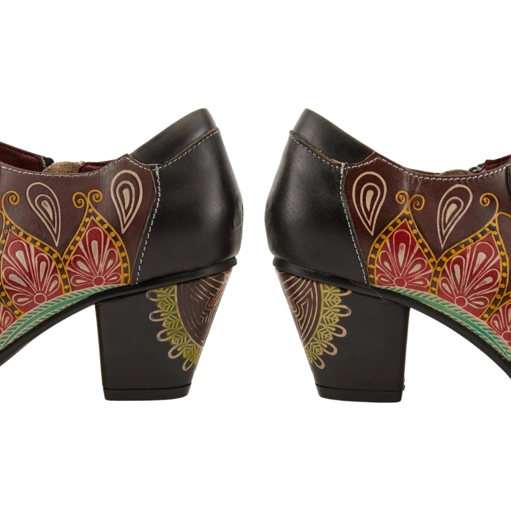 L`Artiste By Spring Step Zami Black Leather Shoes (Women's) 5 L`Artiste By Spring Step Zami Black Leather Shoes (Women's) - Image 5