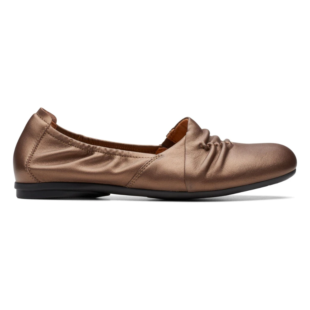 Clarks Rena Way Bronze Leather Slip-On (Women's) 2 Clarks Rena Way Bronze Leather Slip-On (Women's) - Image 2