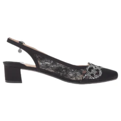 J Renee Faleece Black Heel (Women's)