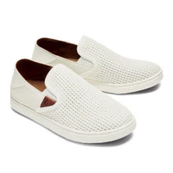 OluKai Pehuea Mesh Slip-On White (Women's) -Shoes Sales Store Wht 5 4afe3995 56a6 4c9f 8398 c0103619748e