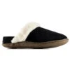 Sorel Nakiska™ Slide II Slipper Black Suede (Women's)