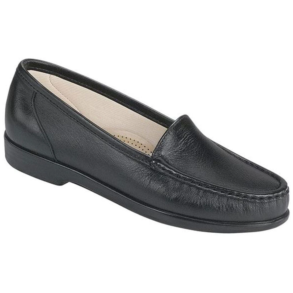 SAS Simplify Loafer Black Leather (Women's) 1 SAS Simplify Loafer Black Leather (Women's)