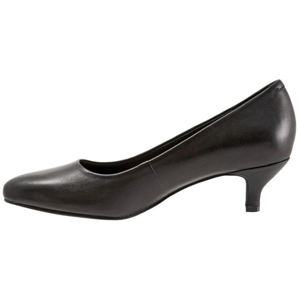 Trotters Kiera Heel Black Leather (Women's) 2 Trotters Kiera Heel Black Leather (Women's) - Image 2