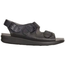 SAS Relaxed Sandal Black Leather (Women's) -Shoes Sales Store black 3 69618c4f ec43 4126 af2f dfb2a853943e
