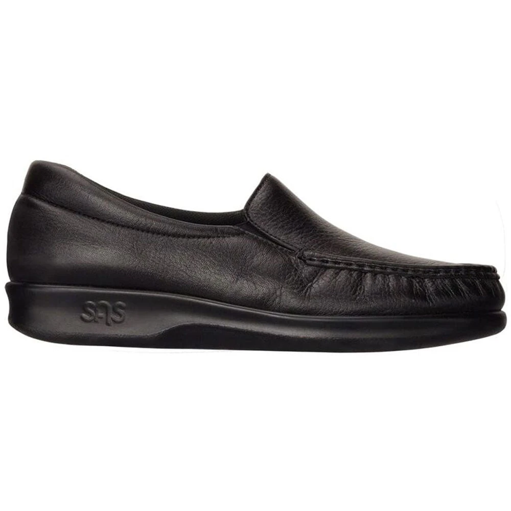 SAS Twin Loafer Black Leather (Women's) 2 SAS Twin Loafer Black Leather (Women's) - Image 2