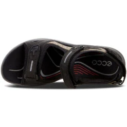 Ecco Yucatan Sandal Black/Mole/Black (Women's) -Shoes Sales Store black mole 6