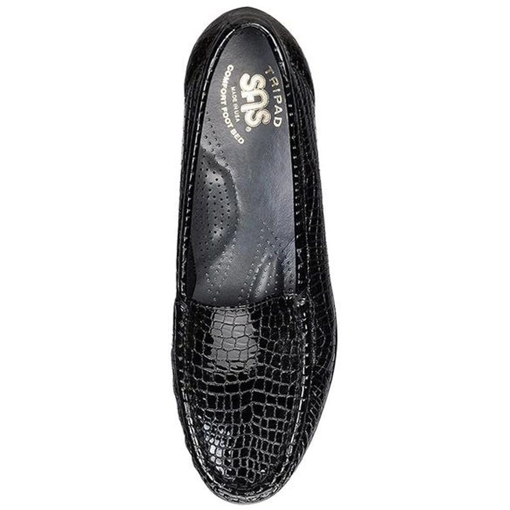 SAS Simplify Loafer Black Croc (Women's) 4 SAS Simplify Loafer Black Croc (Women's) - Image 4