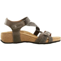 Taos Trulie Sandal Dark Grey Leather (Women's) -Shoes Sales Store grey 3 d5385090 ffbd 4285 9d9c f878893db3d5