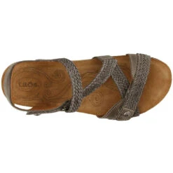 Taos Trulie Sandal Dark Grey Leather (Women's) -Shoes Sales Store grey 6 5166bc7c 63b8 4d29 be57 34b94bad3d8f