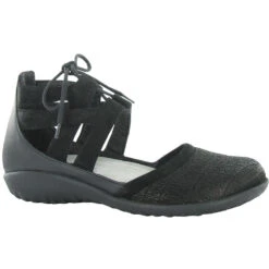 Naot Kata Sandal Black Crackle/Velvet/Raven Nubuck (Women's)
