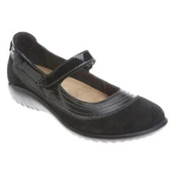 Naot Kirei Black Madras Leather/Suede/Patent (Women's)