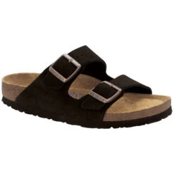 Birkenstock Arizona Soft Footbed Sandal Mocha Suede (Women's)