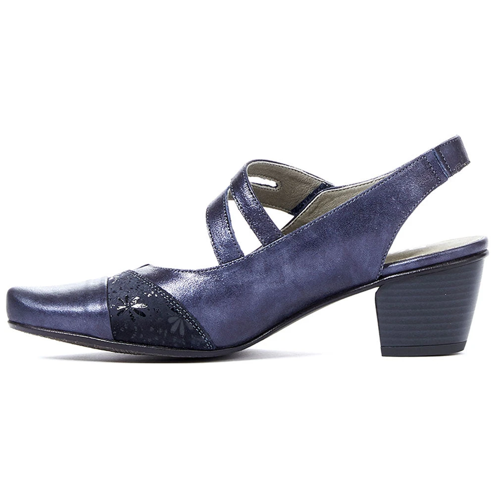 Dorking Triana 6730 Heel Navy Leather/Suede Combo (Women's) 2 Dorking Triana 6730 Heel Navy Leather/Suede Combo (Women's) - Image 2