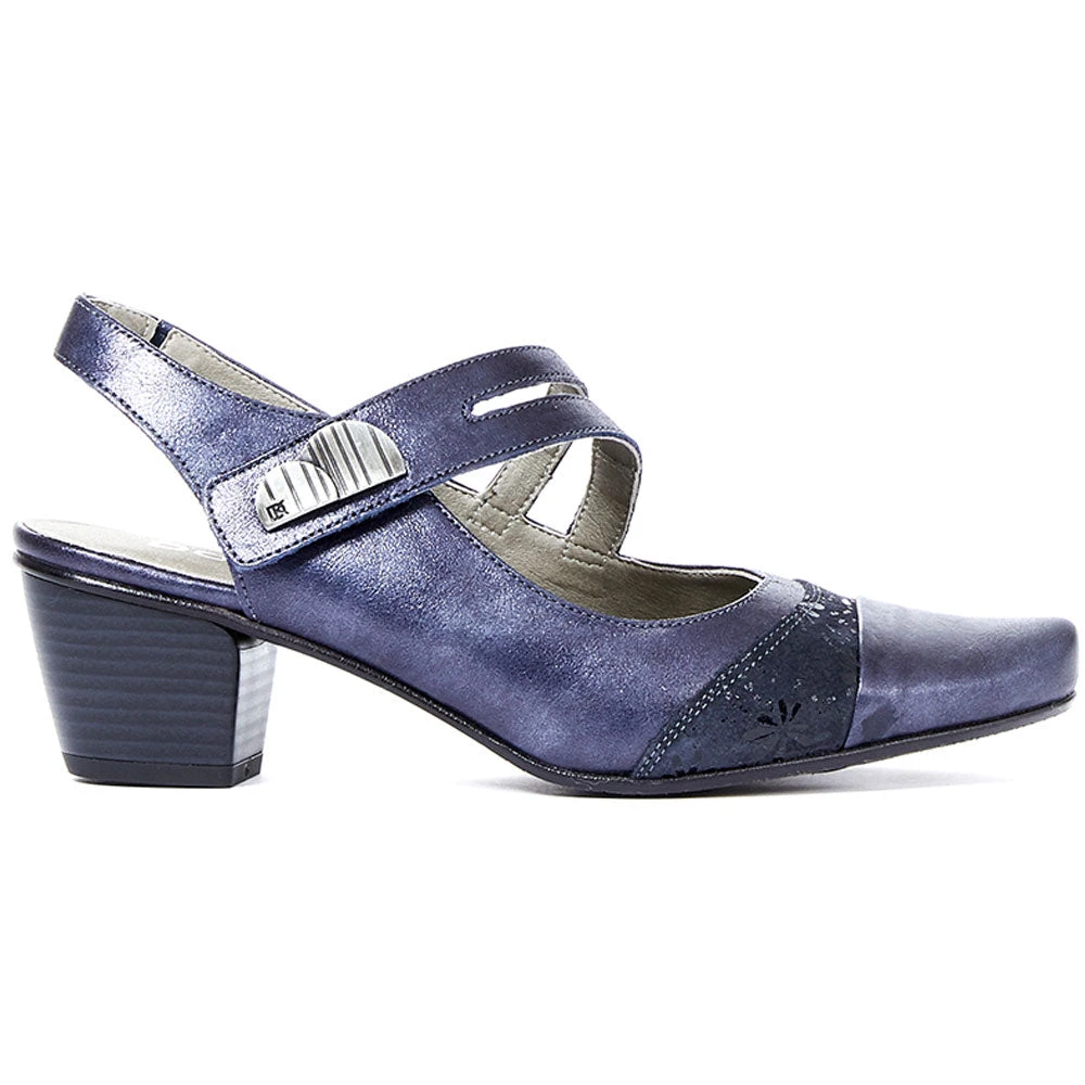 Dorking Triana 6730 Heel Navy Leather/Suede Combo (Women's) 1 Dorking Triana 6730 Heel Navy Leather/Suede Combo (Women's)
