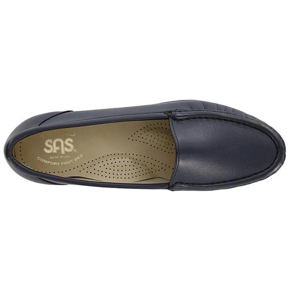 SAS Simplify Loafer Navy Leather (Women's) 3 SAS Simplify Loafer Navy Leather (Women's) - Image 3
