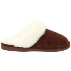 Old Friend Scuff Slipper Dark Brown Sheepskin (Women's) -Shoes Sales Store pic4 08c60828 0b6c 4420 bace 17d5ad481c12