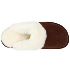 Old Friend Scuff Slipper Dark Brown Sheepskin (Women's) -Shoes Sales Store pic5 a6bb1485 3724 4e3b a219 9f66bdf4a4cc
