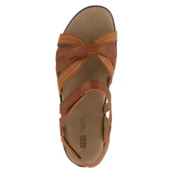 SAS Pier Sandal Sepia Tan Leather (Women's) -Shoes Sales Store sepia 6