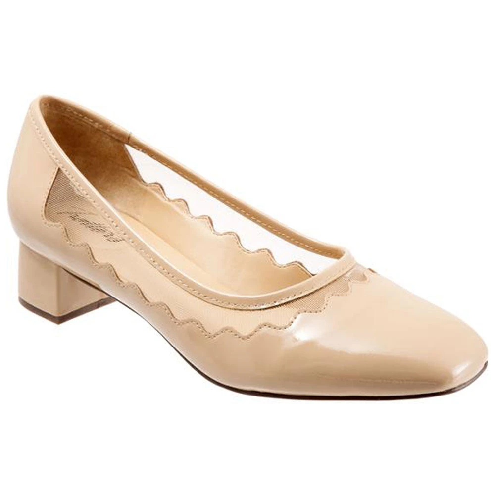 Trotters Lark Heel Nude Patent (Women's) 1 Trotters Lark Heel Nude Patent (Women's)