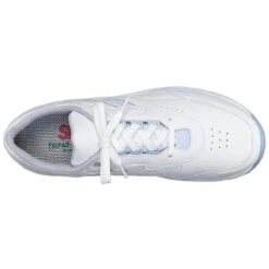 SAS Tour White/Blue Leather (Women's) -Shoes Sales Store white blue 6
